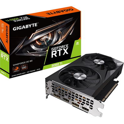 Gigabyte RTX 3060 Ti Windforce OC 8GB GDDR6 Graphics Card