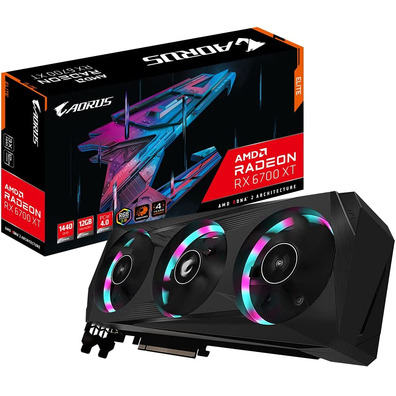 Gigabyte RX 6700XT Elite 12GB GDDR6 Graphics Card