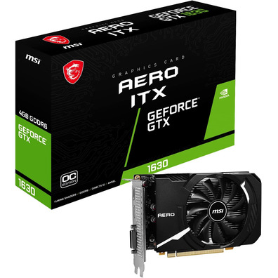 MSI GTX 1630 Aero ITX OC 4GB GDDR6 Graphics Card