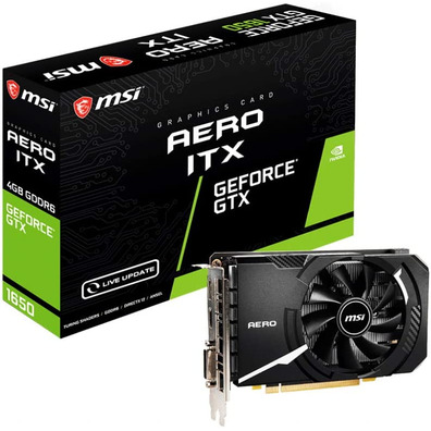 MSI GTX 1650 D6 Aero ITX v1 4GB GDDR6 Graphics Card