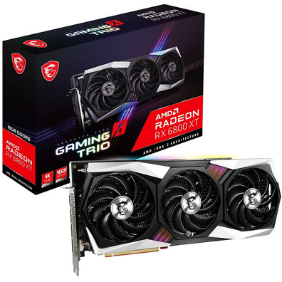 MSI RX 6800 XT Gaming X Trio 16GB GDDR6 Graphics Card