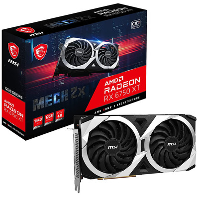 MSI RX6750 XT Mech 2X OC 12GB GDDR6 Graphics Card