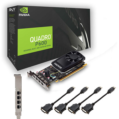 PNY Quadro P620 2GB GDDR5 DVI V2 Graphics Card