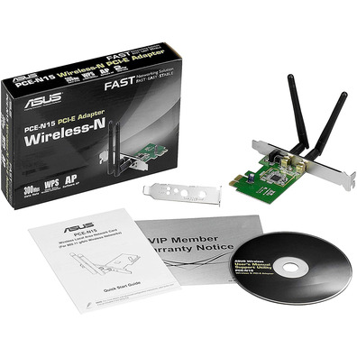 Wireless Lan Mini PCI-E 300M ASUS PCE-N15