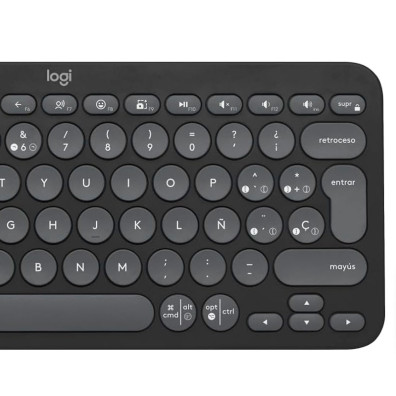 Bluetooh Logitech Pebble Keys 2 K380S Graphite keyboard