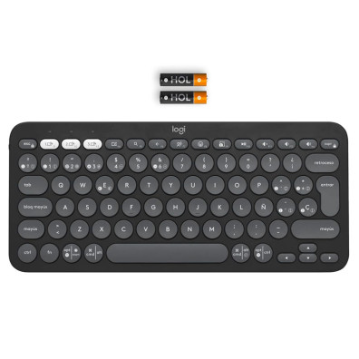 Bluetooh Logitech Pebble Keys 2 K380S Graphite keyboard