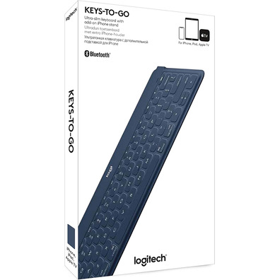 Logitech Keys-to-Go iPhone/iPad Blue Bluetooth Keyboard