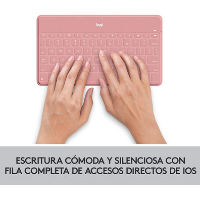 Logitech Keys-to-Go iPhone/iPad Rosa Bluetooth Keyboard