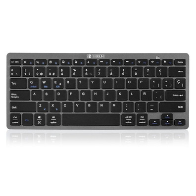 Bluetooth keyboard Subblim 1DYC002 Grey Windows/iOS/Android