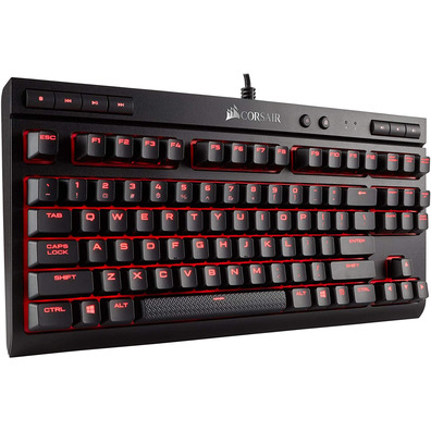 Black/Red Corsair K63 Keyboard