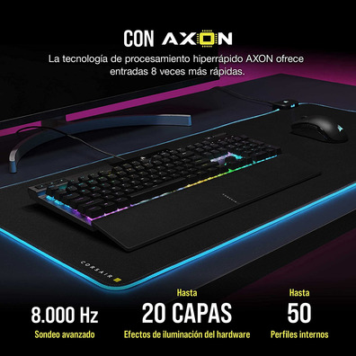 Corsair K70 RGB Pro MX Red Keyboard (Spanish)