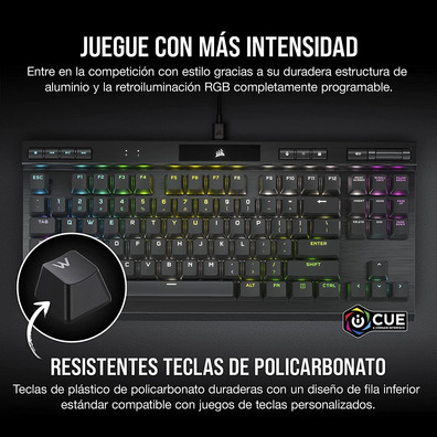 Corsair K70 TKL CS MX Red Keyboard (Spanish)