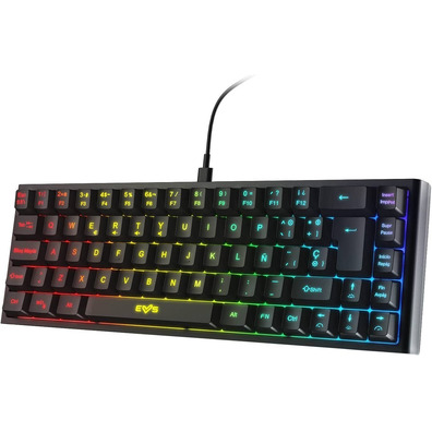Energy Sistem ESG K4 Kompact-RGB Black Keyboard