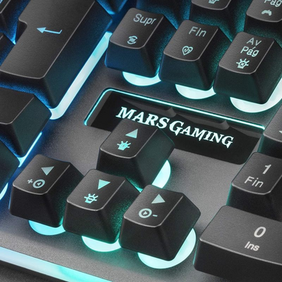 Gaming Hybrid Mars Gaming MK320ES Switches Red Keyboard