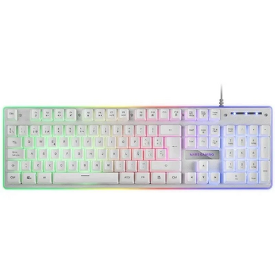 Gaming SemiMechanic Mars Gaming MK220ES/White Keyboard