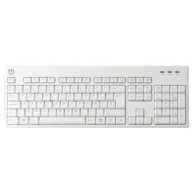 Hiditec K400 White Wireless Keyboard