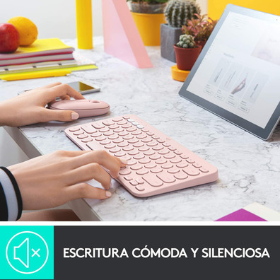 Logitech K380 Bluetooth Pink Keyboard
