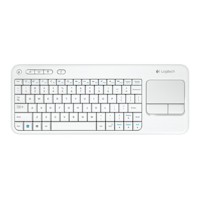 Logitech Wireless Touch K400 White