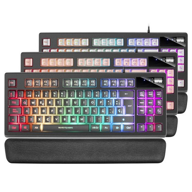 Mars Gaming MKAXES Black RGB Keyboard