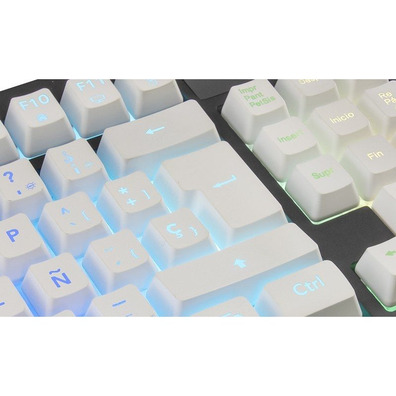 Mars Gaming MKAXES White RGB Keyboard