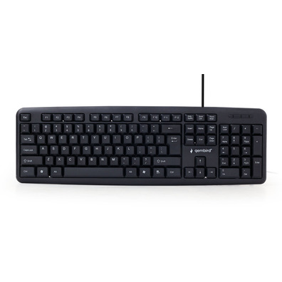 Black Usb Gembird Membrane Keyboard