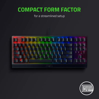 Razer Blackwidow V3 Tenkeyless Yellow Switch Keyboard (Spanish)