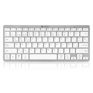 Keyboard Subblim 1DYC001 Dynamic Compact Silver Bluetooth PC/iOS/Android