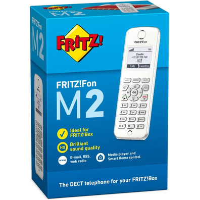 Digital DECT Fritz Wireless Phone! M2 White