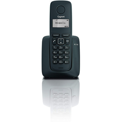 Digital DECT Digital Gigaset A116 Black Phone