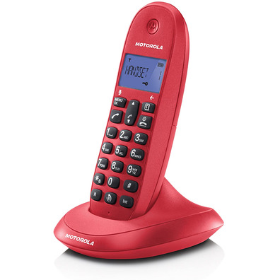 Motorola C1001LB + Red Digital DECT Phone