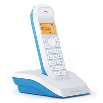 Wireless DECT Motorola S1201 Blue Phone