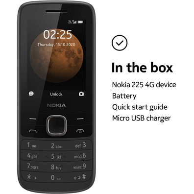 Nokia 225 4G Black Mobile Phone
