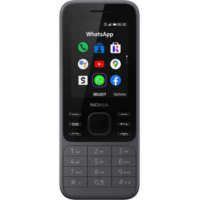 Nokia 6300 Grey Carbon Mobile Phone