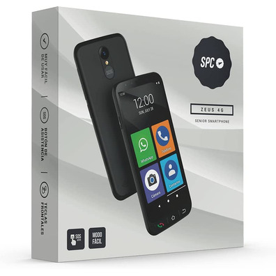 SPC Zeus 4G Mobile Phone for Black Older People