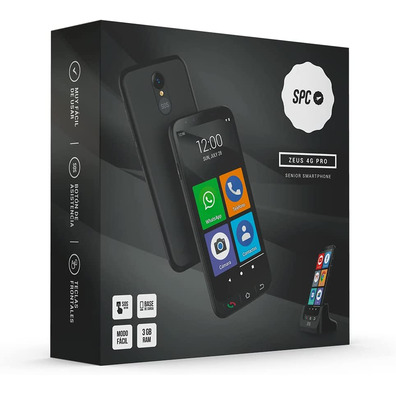 SPC Zeus 4G Pro Mobile Phone for Black Older People