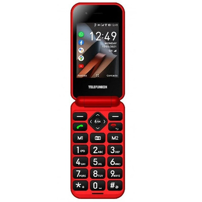 Telefunken S740 Mobile Phone for Red Seniors