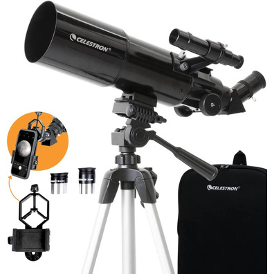 Celestron Travel Scope Telescope 80 c/Smartphone Adapter