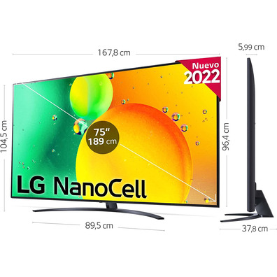 TV LG 43NANO766QA Nanocell 43 '' Smart TV 4K UHD