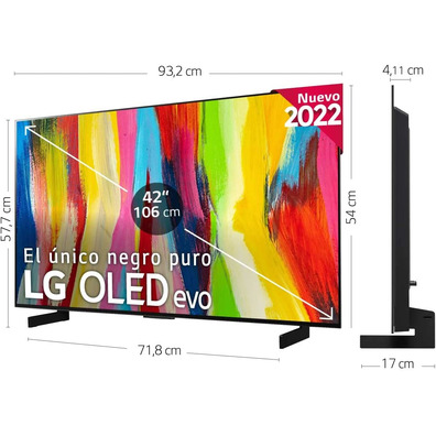 TV LG OLED42C24LA OLED 42 '' Smart TV 4K HD