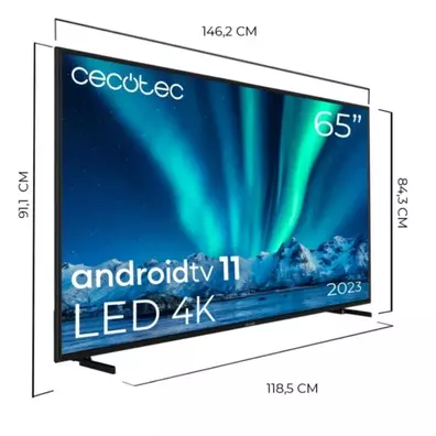 Cecotec TV A series ALU00165 65 " /Ultra HD 4K/Smart TV