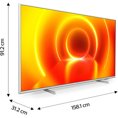 Philips 70PUS7855 70 "/ Ultra HD 4K / Smart TV / WiFi Silver