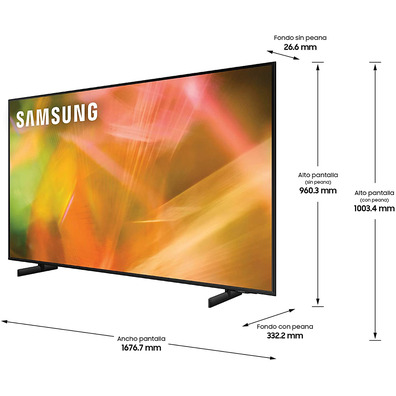 Samsung UE75AU8005 75 " Ultra HD 4K/Smart TV/WiFi