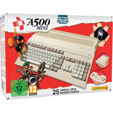 The A500 Mini (25 Amiga games included)