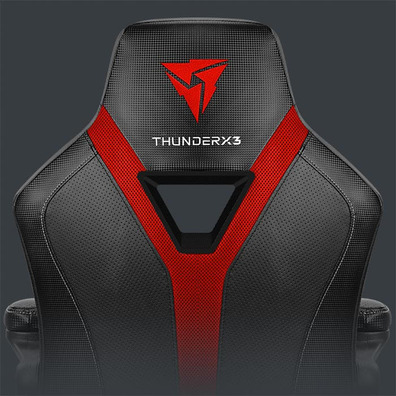 Thunderx3 chair gaming yc1 black cyan Red