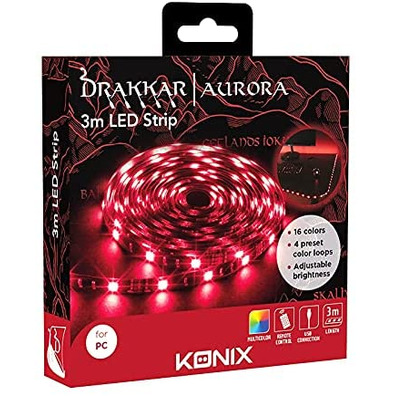 Konix Drakkar Aurora 3m Regulable LED Strip