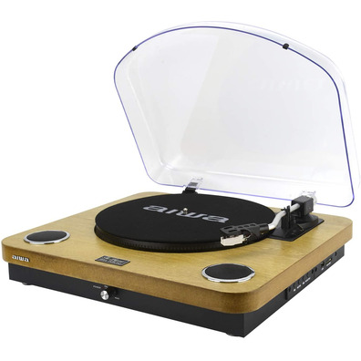 Tocadiscos Aiwa GBUR-120BKMKII Madera