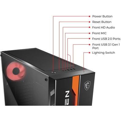 ATX MSI MAG Vampic 011C Tower