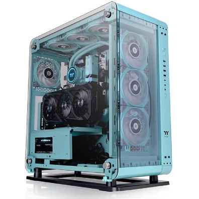 ATX Thermaltake Core P6 TG Turquoise Tower