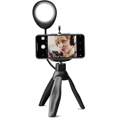 Tripod for Smartphone SBS with Light and Remote Command