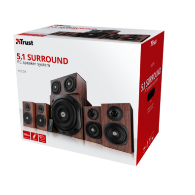 Trust Vigor Wood speakers 5.1 150W RMS